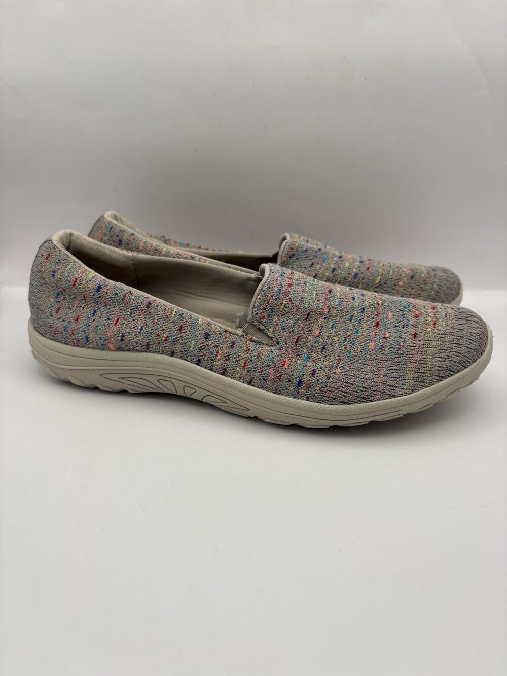 Skechers Reggae Fest Multicolor Slip On Shoes Women Size 10